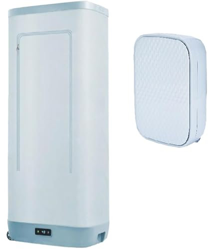 Secadora portátil y máquina de planchar con prensa de vapor con sincronización inteligente, circulación de aire caliente y cuidado automático de la ropa