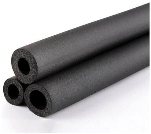 Pipe Insulation Foam Tube, 1Pcs Pipe Insulation Tubing Keeps The Pipes hot and Cold, Foam Tube Black Outdoor Air Conditioner Units 6/13/16/20/25/32/43/50/63/76/90mm(6 mm x 9 mm x 1.8 m)