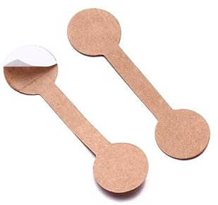 Schmuck Preisschilder Aufkleber 100 Stück Schmuck Preisschilder Aufkleber Kraftpapier Anhänger Etiketten Preisetiketten Preisschilder Etiketten Selbstklebend Preisaufkleber Schmucketiketten