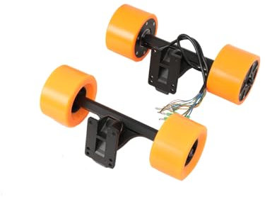 TABODD 250W Skateboard Motor Rad Dual Drive Set, 250W Dual Motor Set für Elektrisches Skateboard, DIY Brushless Hub Motor Kit Für Ersatzteil Rad Skateboarding Ausrüstung, Orange