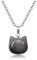 Jovivi Obsidian Cat Necklace Jewellery Cat Lovers Gifts for Women,Natural Gemstone Healing Crystal Necklace Gifts for Girls Mum Birthday Mothers Day
