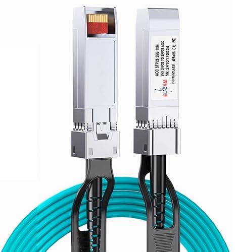 Elfcam® – Cable de fibra óptica 25 Gb/s OM3 SFP28 a SFP28 AOC cable 2 m