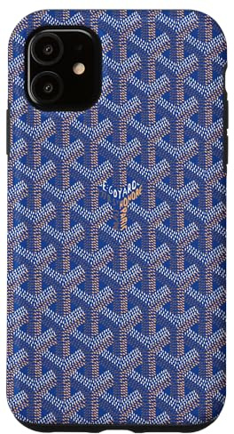 Blaues Muster Hülle für iPhone 11
