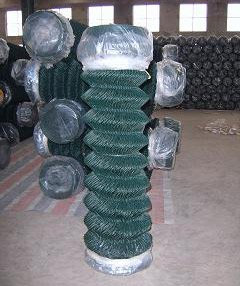4Wire Chainlink Fencing 90cm High Fencing Green PVC Coated 25mts - 4wire