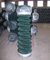 4Wire Chainlink Fencing 90cm High Fencing Green PVC Coated 25mts - 4wire