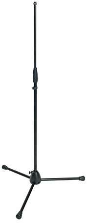 Asta per microfono PROFESSIONALE dritto Proel pro110bk, con base di Treppiede in alluminio e manicotto di regolazione in nylon