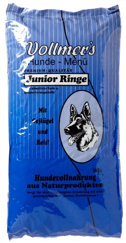 Vollmer's Hundefutter Junior Ringe, 15 kg
