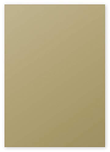 Clairefontaine 4200C Packung mit 50 Blatt Pollen, DIN A4, 210 x 297 mm, 120g, gold