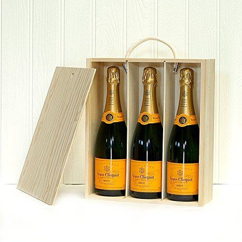 3 Bottle Veuve Cliquot Champagne Gift Box Set Gift ideas for – Fathers Day, Valentines,Presents,Birthday,Men,Him,Dad,Her,Mum,Thank you,Wedding Anniversary,Engagement,18th,21st,30th,40th,50th,60th,70th,80th,90th