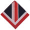 BOOLAVARD 1, 6, 9 oder 12 Stück Cowboy Bandanas Bandana mit original Paisley Muster,1er pack,Union Jack