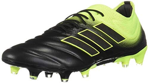 adidas Copa 19.1 FG Cleat - Men's Soccer Core Black/Shock Yellow