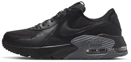 NIKE Air MAX Excee, Gymnastics Shoe Mujer, Black Black Dark Grey, 38.5 EU