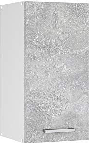 Vicco Armario Colgante R-Line, Hormigón/Blanco, 40 cm