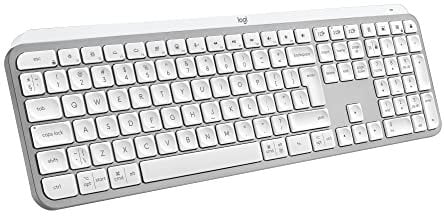 Logitech MX Keys S - Hellgrau, Französisches AZERTY-Layout