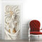 LCHZD Türtapete Türposter Selbstklebend 3D Innentür Türaufkleber-77 * 200Cm, Schlange Frau Statue Türpanel Türtattoo Türtapeten Möbelsticker.