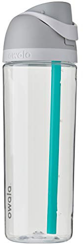 Owala FreeSip Tritan Popper Bottle with Built-in Straw 735ml - Shy Marshmallow 735ml