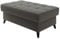 Mirjan24 Moderner Polsterhocker Kaspro, Sofahocker, Sitzhocker, Sitzbank Hocker Fußbank Pouf Farbauswahl (Magic Velvet 2217)