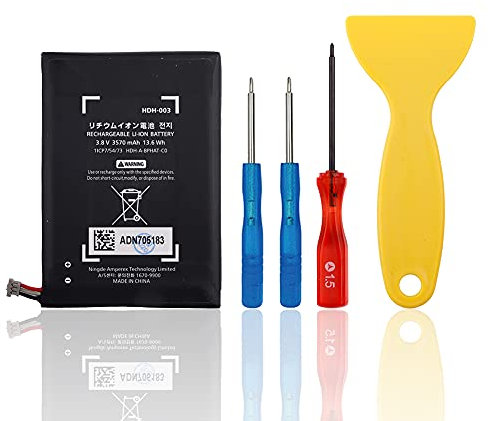 SwarKing Batterie de Rechange Compatible avec HDH-001 HDH-002 Switch Lite Switch Lite NS HDH-003 avec kit d'outils