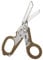DADEA 6 in 1 Raptor Response Notfallschere, Multitool Zange, Taktische Klappzange mit Gurtschneider und Glasbrecher Braun