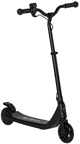 HOMCOM Electric Scooter, 120W Motor E-Scooter, Adjustable Height, Rear Brake for Ages 6+ Years - Black