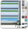 Rollmayer Doppelrollo Klemmfix ohne Bohren Klemmrollo Fensterrollo Duo Rollo Sonnenschutzrollo Zebrarollo Seitenzugrollo für Fenster und Tür (Weiß Grau Grün - 40 x 150 cm - BxH)