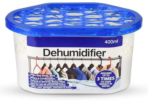 ALBERT AUSTIN Damp Trap Dehumidifier, Dehumidifying Crystals, Dehumidifier for Car, Wardrobe, Interior Dehumidifiers