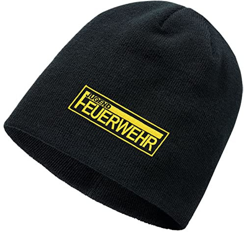 Spaß Kostet Junge Jungs Beanie mit Aufnäher Jugend Feuerwehr Kinder FFW mädchen wollmützen