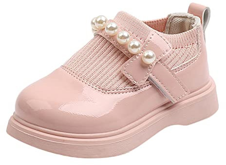 Caldi stivali corti in pile per bambini, stivali da ragazza, stivaletti per bambini, traspiranti, corti, per il tempo libero, alla caviglia, antiscivolo, per bambini, 1 rosa, 26