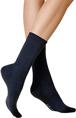 KUNERT Damen Socken Soft Wool Cotton druckfrei