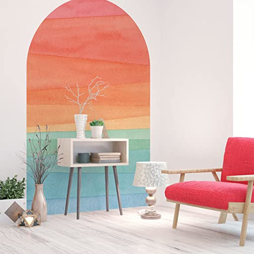 Ambiance Sticker Vliestapete Riesenfresken Vorgekleistert -Bogen Bogen - Dekoratives Etikett | H200 x L120 cm