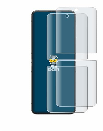BROTECT Full-Cover Schutzfolie Matt für Samsung Galaxy Z Flip 5 (2 Stück) - Full-Screen Displayschutz-Folie, 3D Curved, Anti-Reflexion