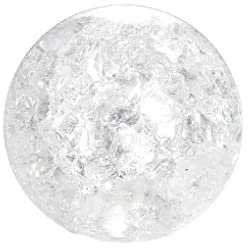 lmoikesz Crystal Crack Ball Glas Wasserbrunnen DIY Handwerk Dekoration Bonsai Fotografie Requisiten Fortune Zubehör, 5 cm große Eiskugel