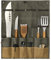 TOURBON Waxed Canvas Chef Knife Case Portable Chef Knife Roll Bag 10 Pockets Knives Storage Tool Organizer Pouch