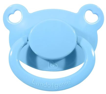 Landofgenie Erwachsenengröße Schnuller Großer Saugerschild Schnuller Blau
