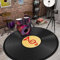 Electronique Drum Tapis rond,Tapis Batterie Acoustique Insonorisant,Tapis De Tambour Antidérapant Kit De Batterie De Jazz Électronique Professionnel,pour Caisse Claire,Grand Cadeau pour Les Batteurs