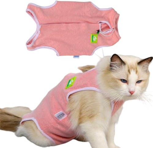 Katzenbody Nach OP Erholungsanzug Kleidung,Cat Erholungsanzug,Katzenbody Nach Op Anti-leckende für Katze,Body Operation Haut-Krankheit Recovery Body Katze Kleidung Entwöhnung Leckschutz Suit