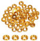 QUARKZMAN 50pz Rondelle Svasate M6, in Lega di Alluminio Anodizzato 13,8mm/0,54, Guarnizioni per Viti RC/FPV/PC/Drone/Accessori Meccanici Modello Part, Oro