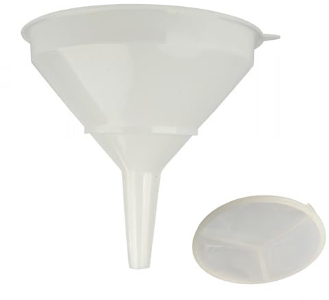 Trichter groß Ø 30cm mit Sieb zum Abfüllen von Bier, Wein und Saft – Nachhaltig, Wiederverwendbar und Effizient für Hobbybrauer & Weinmacher