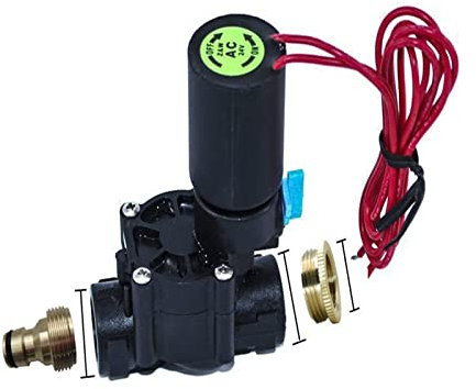 Válvula inteligente WIFI Controlador inteligente de riego de jardín con, válvula solenoide de agua de riego inteligente, sistema de riego, temporizador de riego de jardín Con control remoto(Size:1 In