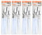 YILANJIN Juego de Cubiertos de Acero Inoxidable, 4 Piezas, Set de Cubiertos para Hogar, Cuchillos para Carne, Cubertería con Cuchillo, Tenedor, Cuchara, Cubiertos para Comedor