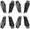 Bocguy 8 Pezzi Eliche Mavic 2, Drone Mavic 2 Pro Eliche con Design a Rilascio Rapido, Mavic 2 Accessori per Sostituzione Drone, 8743 Eliche per Mavic 2 / Mavic 2 Pro/Mavic 2 Zoom (Argento)