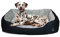 The Gorilla Den Dog Bed - Extra Large, Plush Orthopedic Dog Bed with Raised Sides, Soft & Durable Poly Cotton, Supportive Comfort for Extra Large Dogs, (Black, XL)