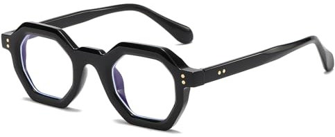 LJCZKA Gafas Luz Azul Hombre Mujer, Gafas con Filtro de luz Azul Monturas de Gafas para Ordenador Anti-reflejantes