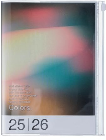 MARK'S 2025/26 Taschenkalender, A5 Gradient, Black: Von September 2025 bis Dezember 2026