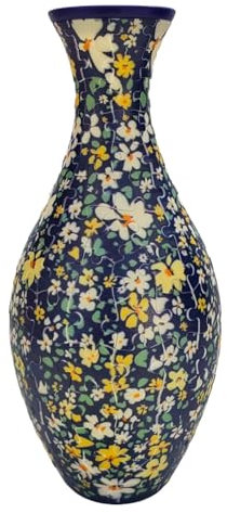 3D-Puzzle-Vase – Puzzle-Blumenvase, Puzzle, Pflanzgefäß, Blumenvase, Puzzle-Dekoration, Blumenvase aus 160 gebogenen Puzzleteilen, Geschenk zur Hauseinweihung