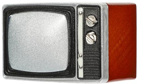 JOINPAYA Modelo De TV Retro Decoración para El Hogar Accesorios Miniadornos Vintage para Decoración del Hogar Muebles Adorables para Muñecas Decoración para Casa De Muñecas Aleación
