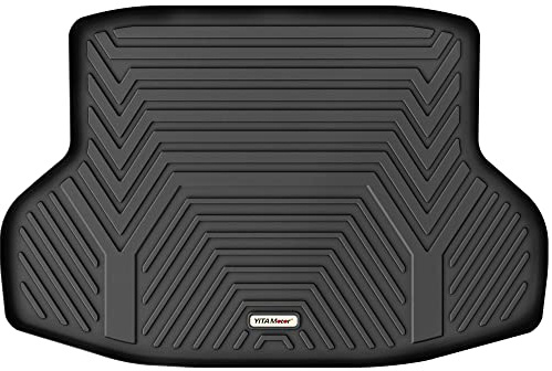 YITAMOTOR Cargo Trunk Liner Compatible with 2016-2021 Honda Civic Sedan, Custom Fit Black TPE All Weather Cargo Mats