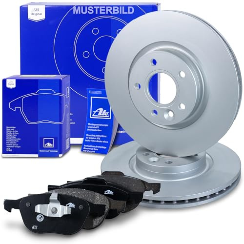 ATE Bremsenset Vorderachse inkl. Bremsschreiben vorne Ø321mm belüftet und