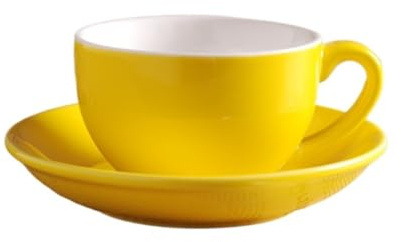 FLYIODFCXV tazza da caffè, Tazza da caffè di grande capacità 300 ml, tazza latte, tè pomeridiano, nero(1)