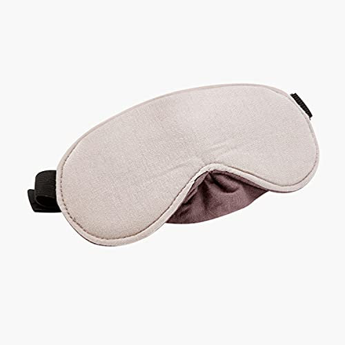 Travel Blue Luxuriöse Schlafmaske Frauen & Herren - 100% Baumwolle Augenmaske, Weich Gepolstert für Komfort, Lichtblockierend mit Elastikband, Perfekt für Reisen & Schlaf
